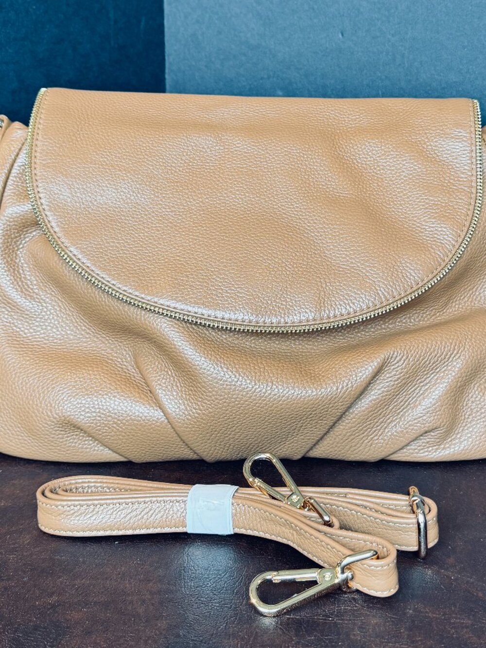 Onna Ehrlich SMALL Rachel Leather Bag removeable shoulder strap, Dust Cover New